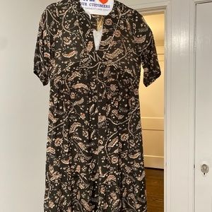 BA&SH Brown / Light Pink Dress